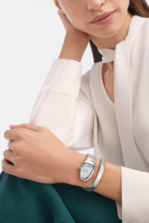 BVLGARI Serpenti Tubogas Stainless Steel Silver